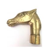 Brass Horse Head Cane Handle