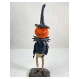 Handmade Halloween Pumpkin Figure 12ï¿½ï¿½ Tall