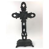 Cast Iron Metal Decorative Cross