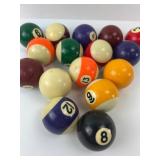 Pool Balls Incomplete Set With Duplicates