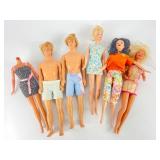 Barbie And Ken Dolls Set Of Six
