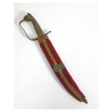 Vintage Made In India Dagger With Scabbard