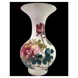 Baluster-Shaped Ceramic Vase With Calligraphy
