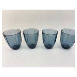 4 Noritake Color Wave Tumblers