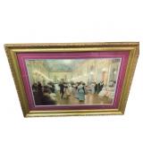 Victor Gabriel Gilbert ï¿½The Ballï¿½ Framed Print