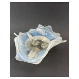 Northwood Klondyke Opalescent Glass Bowl