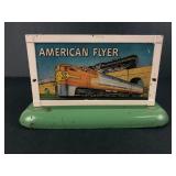Antique ï¿½American Flyerï¿½ Train Display case Topper