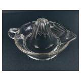 Vintage Clear Glass Lemon Juicer