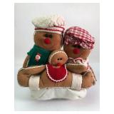 Handmade Gingerbread Family Decoration 12 Inches