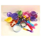 Plastic Kids Play Kitchen Accessories