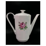 Kahla Porcelain Coffee Pot With Rose Design