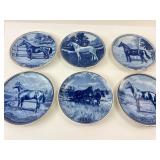 Paul T. Christensen American Horses Plates