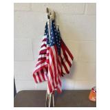 Small American Flags With Wooden Sticks