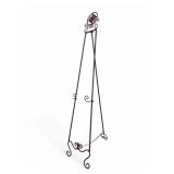Wrought Metal Easel With Adjustable Holders