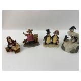 Boyds Bears Wee Folkstone Penguins Figurines