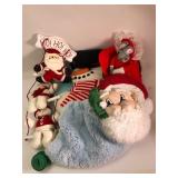Christmas Plush And Decorations Lot