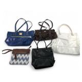 Five Assorted Handbags