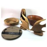 Wooden Decorative Items With Pier 1 Bowl