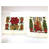 Trophy Cannon Mills Christmas Towels NOS