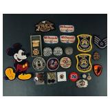 Vintage Patches And Pins Collection