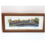 D. Morgan 1995 Framed Landscape Print