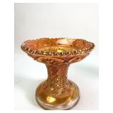 Imperial Carnival Glass Compote Dish
