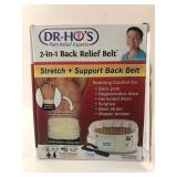 Dr-Hoï¿½s 2-In-1 Back Relief Belt With DVD