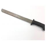 Machete With Serrated Back Edge