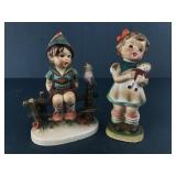 Goebel Hummel Style Figurines Set Of 2