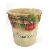Tomato-Themed Ceramic Planter