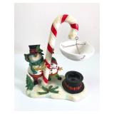 Yankee Candle Snowman Holder 10 Inches Tall