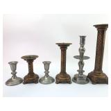 Royal Holland And Ornate Candleholders
