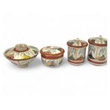 Japanese Porcelain Lidded Bowls