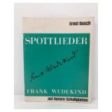 Ernst Busch Frank Wedekind Spottlieder Vinyl Set