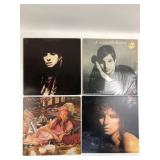 Four Barbra Streisand Vinyl Records