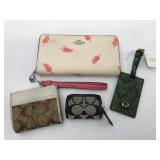 Coach Wallets & Luggage Tag Assortment