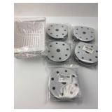3M Sanding Disc Pads & White Storage Tray