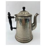 Metal Teapot With Wooden Handle