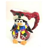 Penguin-Shaped Christmas Pitcher 8ï¿½ Tall