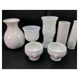 White Porcelain & Milk Glass