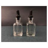 Clear Glass Bottles With Droppers