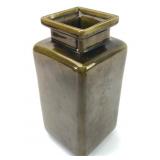 Haeger Brown Ceramic Vase 9 Tall