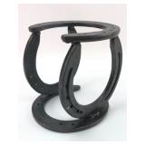 Metal Horseshoe Stand Art