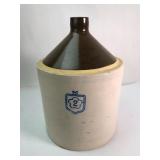 2 Gallon Stoneware Jug With M Marking
