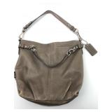 Coach Leather Shoulder Bag With Tag