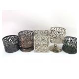 Decorative Metal Candle Holders