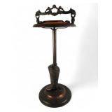 Vintage Cast Metal Boot Standing Ashtray