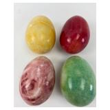 4 Natural Stone Eggs 2.5ï¿½ï¿½ Wide