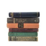 6 Vintage Hardcover Books