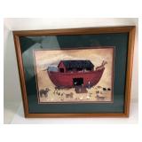 Framed Noahï¿½s Ark Artwork